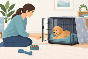 How to Crate Train a Puppy With Less Stress