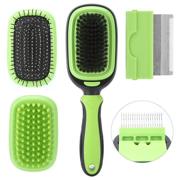 Transform Your Pet's Grooming Routine with the 5-in-1 Pet Cleaning and Grooming Comb Set