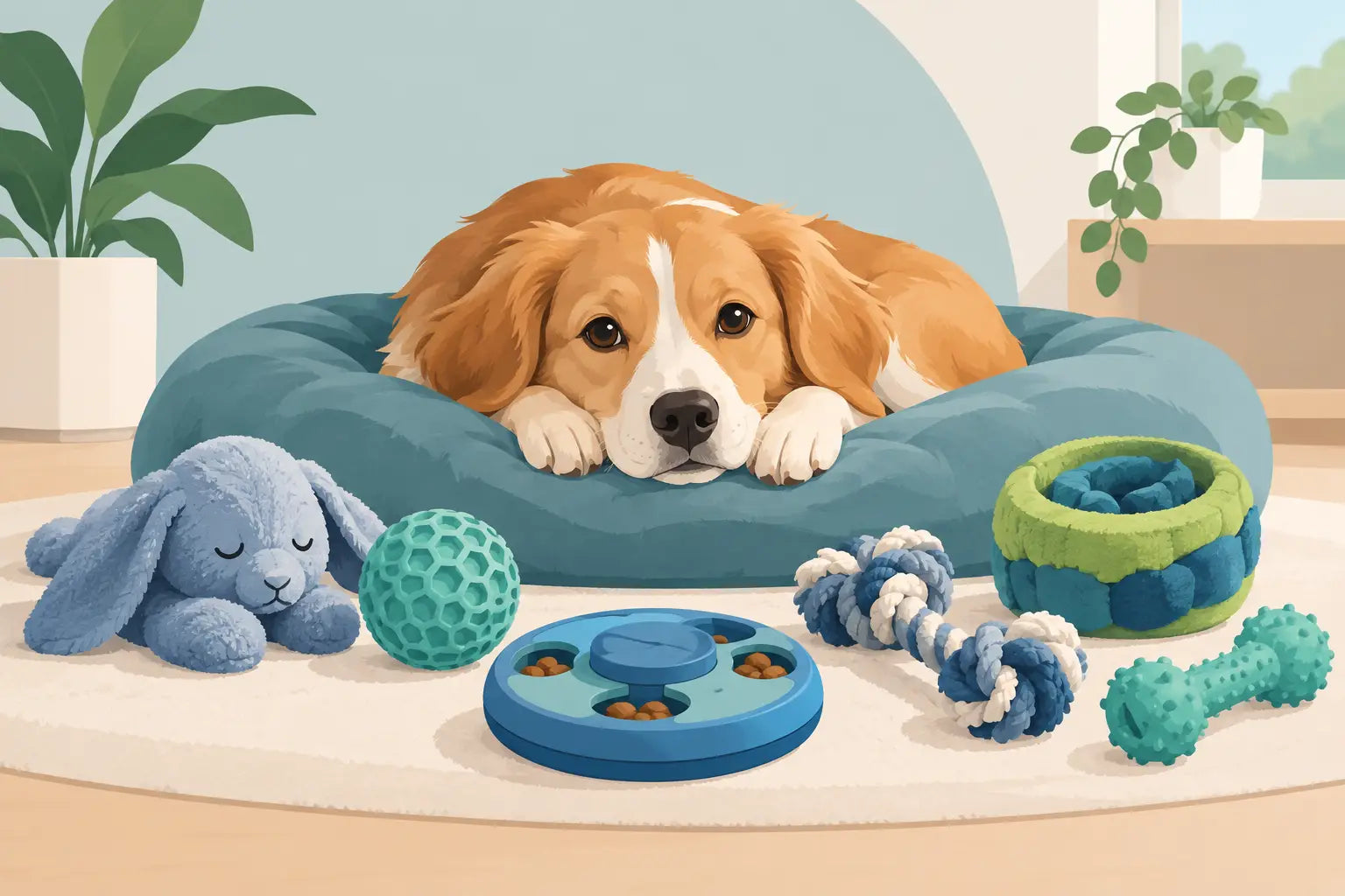 10 Best Toys for Anxious Dogs That Calm Play