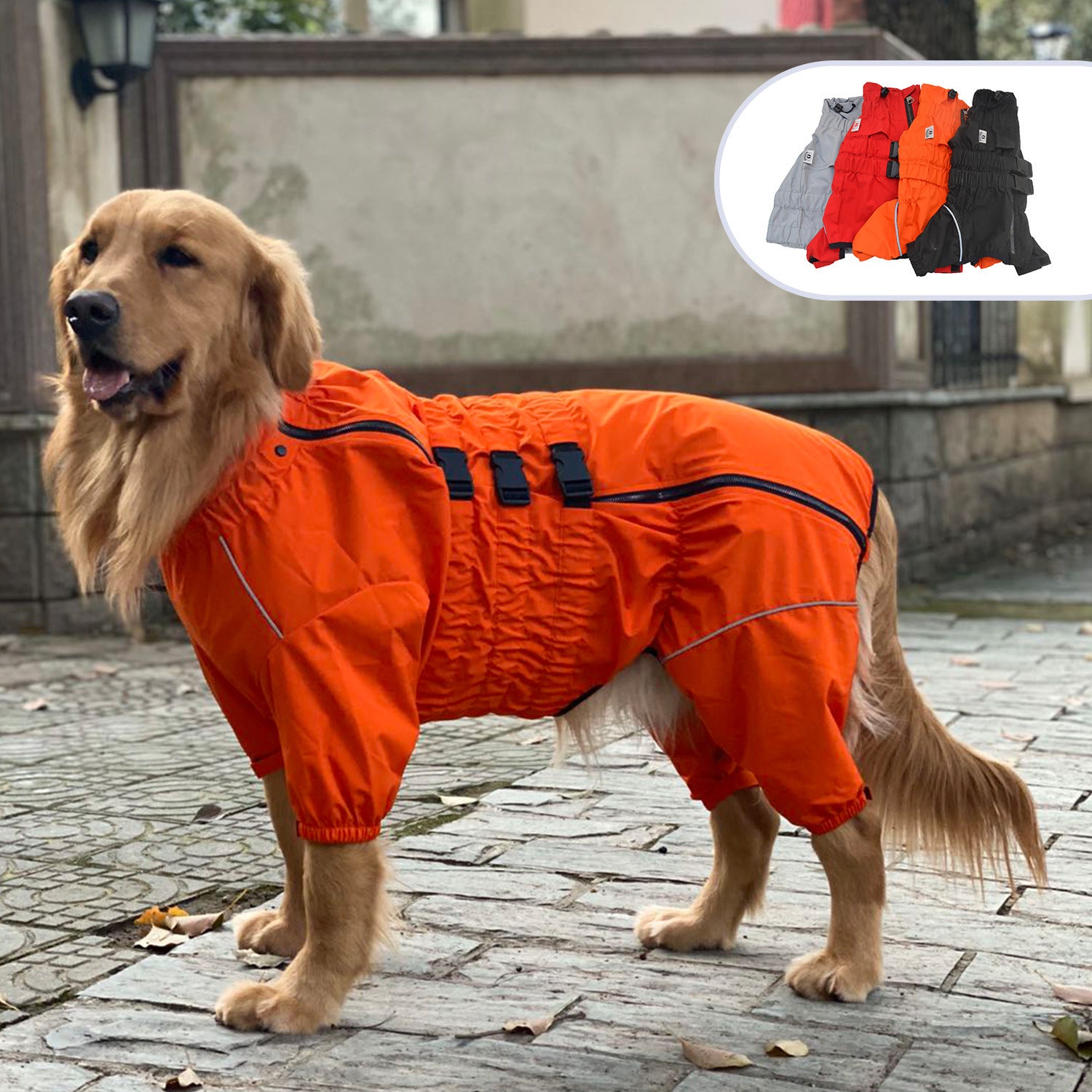 Dog Outdoor Clothing Raincoat