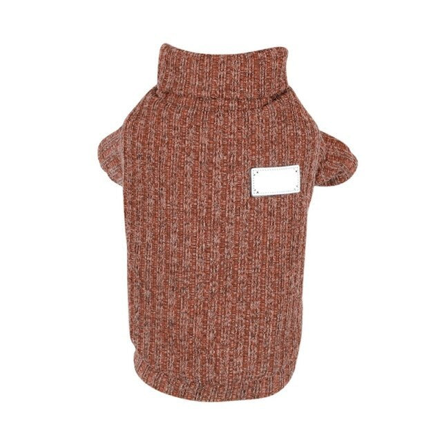 Thickened Autumn And Winter Pet Turtleneck Sweater