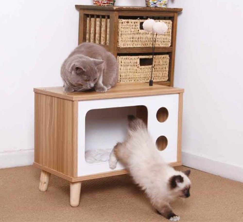 TV Set Cat Scratch Board Toy