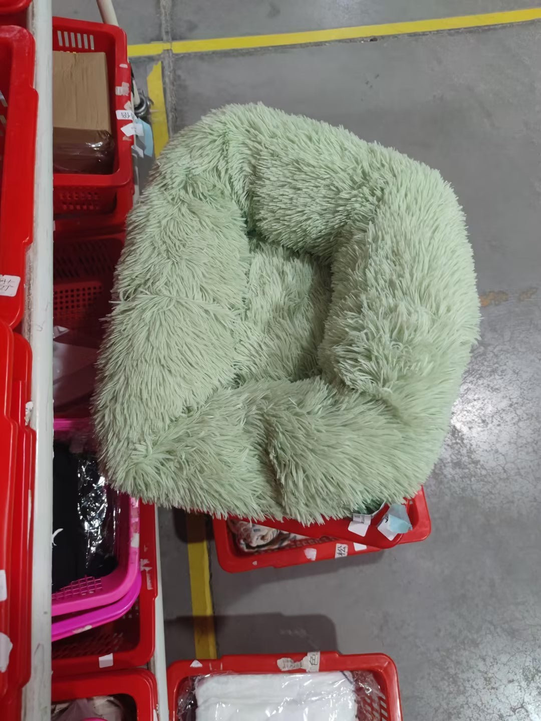Soft Plush Round Pet Bed