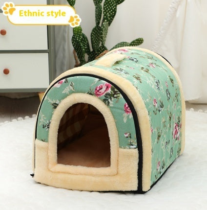 Portable Handle Pet Kennel