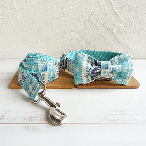 MUTTCO pet supplies dog collar leash set