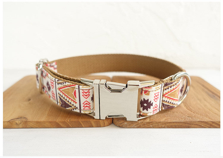 Pet leash dog hoop bow tie jewelry