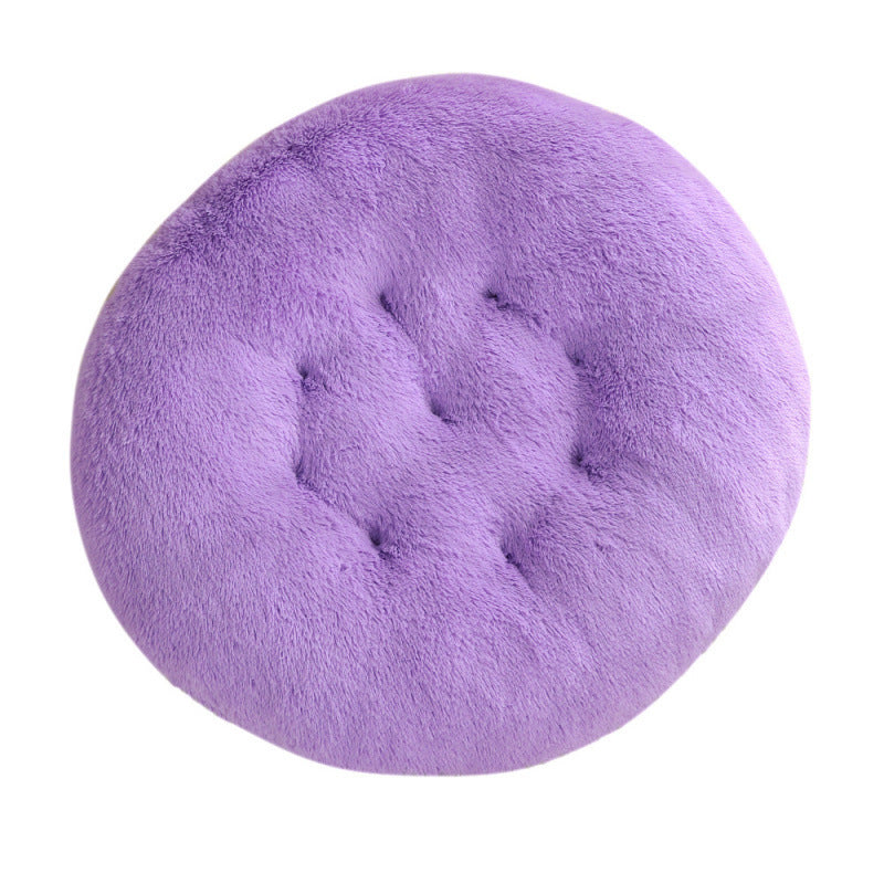 Round Pet Mat Dog Bed Plush Warm Sleep Dog Bed Cathouse Doghouse