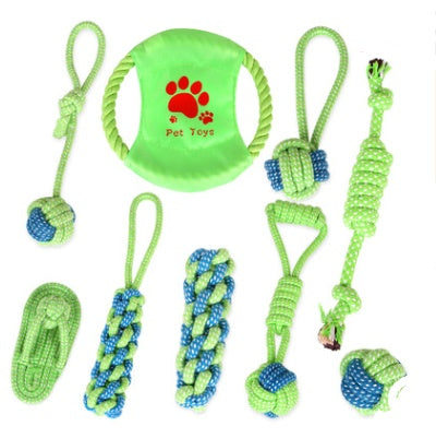 Cotton rope toy dog