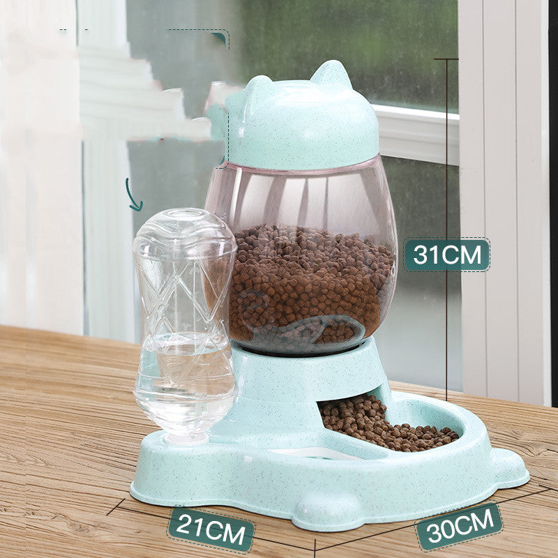 Cat Food Basin Water Automatic Feeder Dog