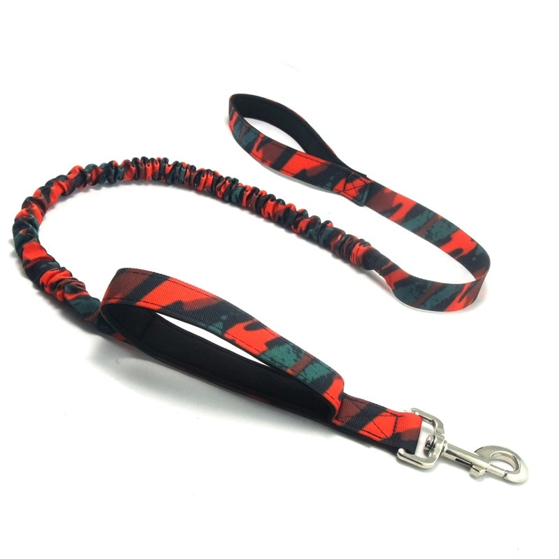 Camouflage Elastic Pet Leash Drawstring