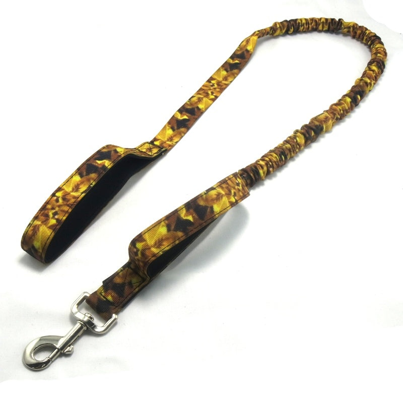 Camouflage Elastic Pet Leash Drawstring