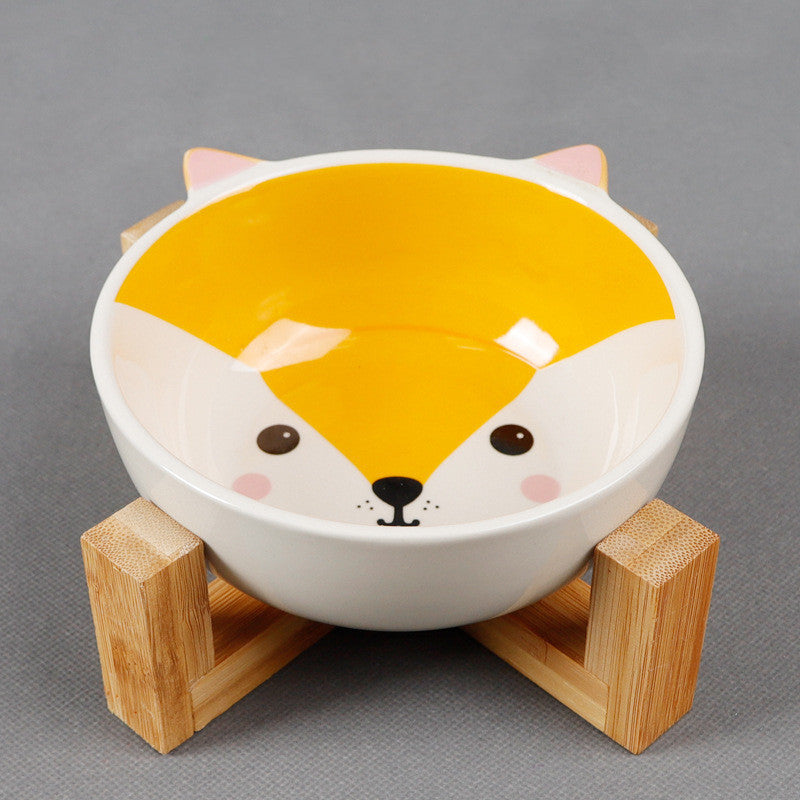 Protect Cervical Spine Cat Food Bowl