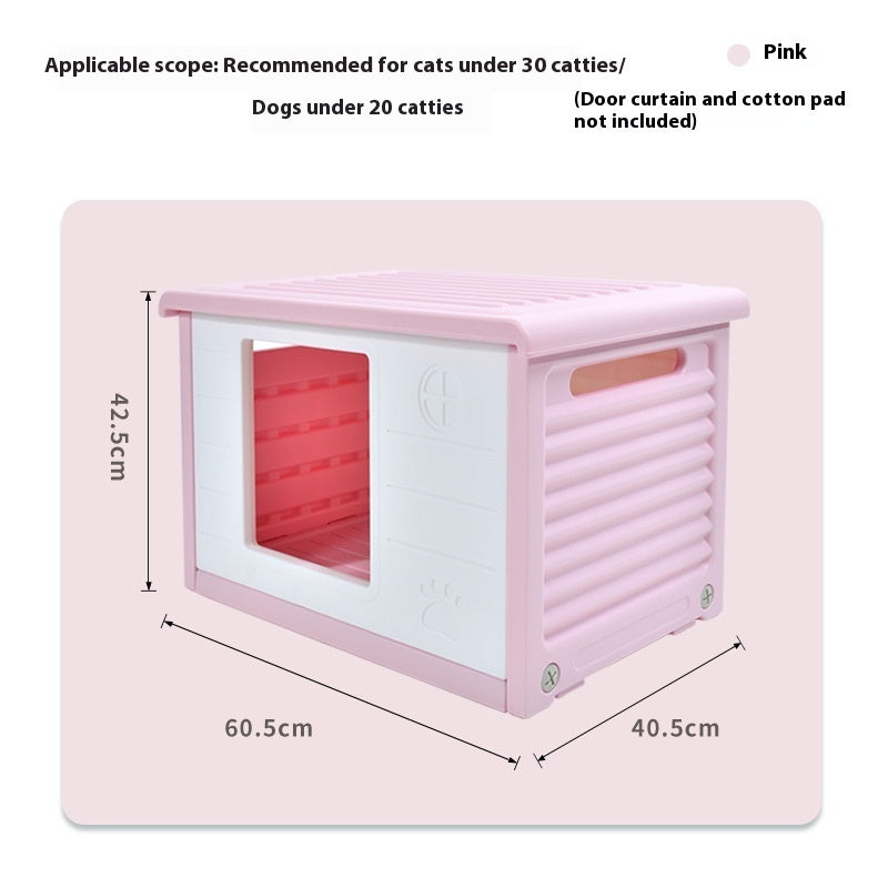 Outdoor Kennel Outdoor Rainproof Pet Bed