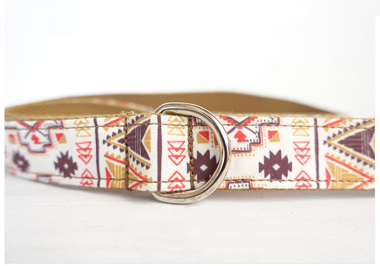 Pet leash dog hoop bow tie jewelry