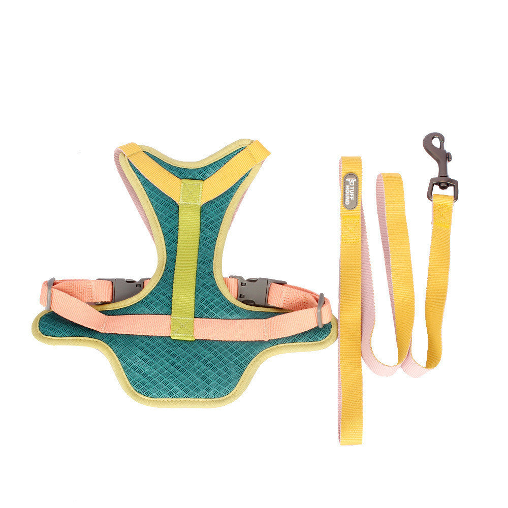 Pet chest strap dog leash