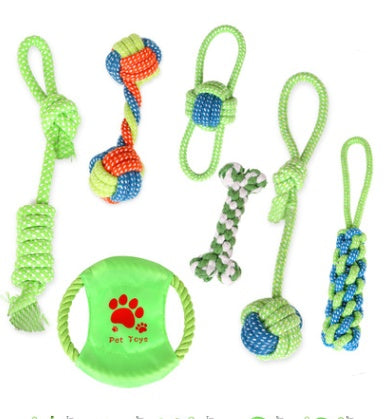 Cotton rope toy dog