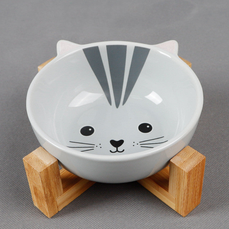 Protect Cervical Spine Cat Food Bowl