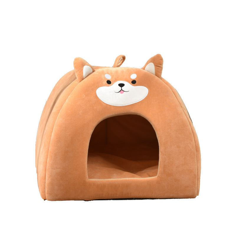 Autumn And Winter Warm Pet Bed Machine Washable
