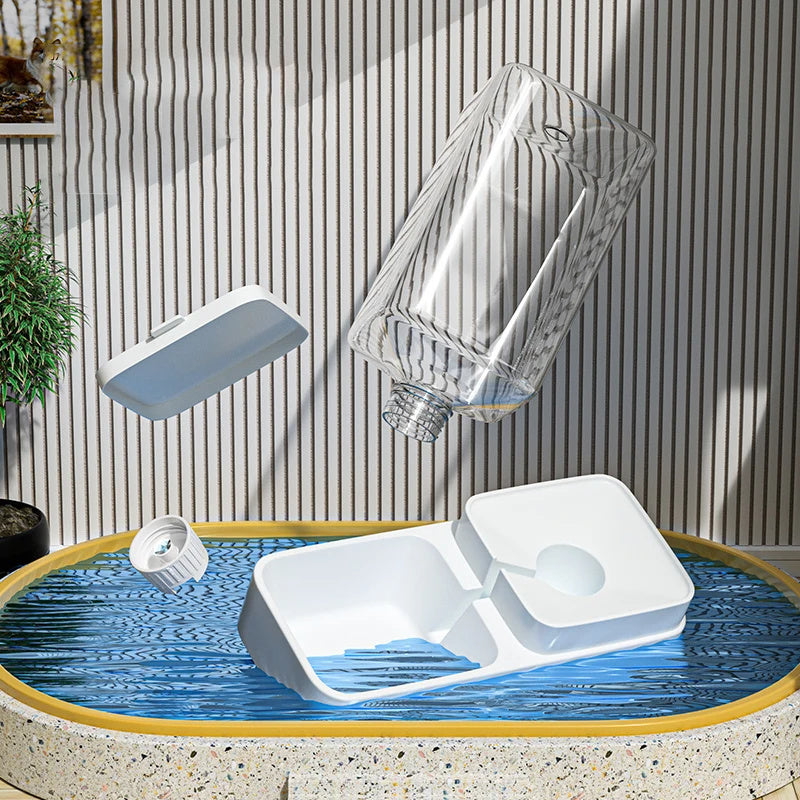 Water Dispenser Cat Food Automatic Feeder