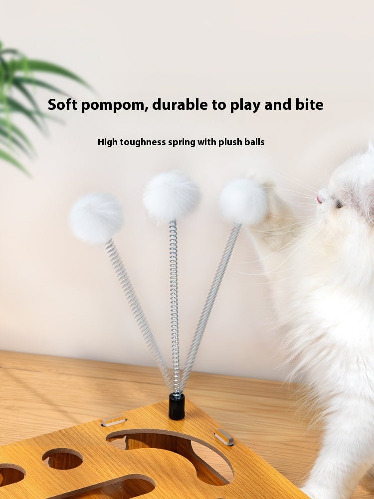 Cat Teasing Stick, Bell, Maze Box Supplies