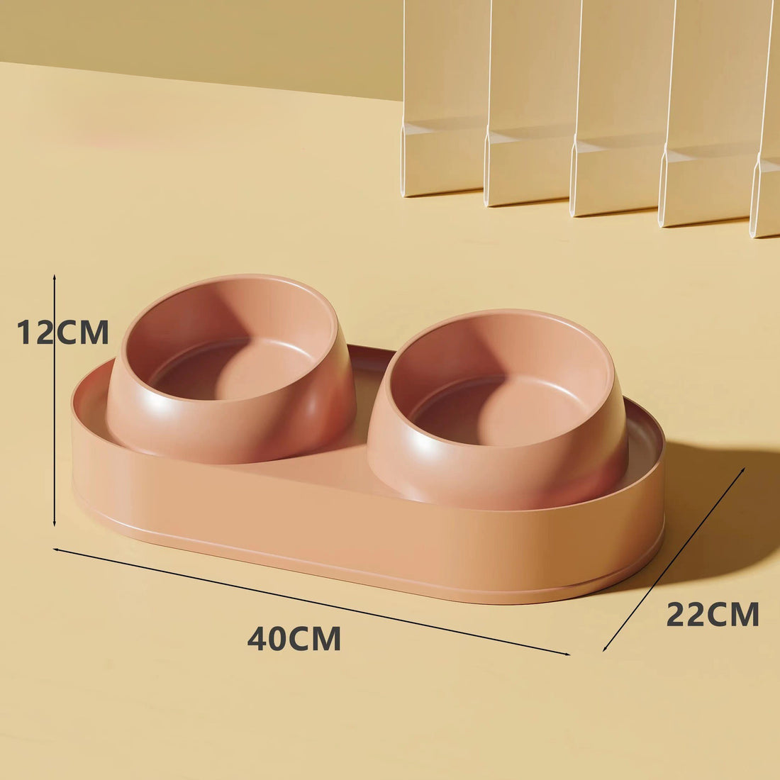 Pet Double Bowl Tilt Protect Neck