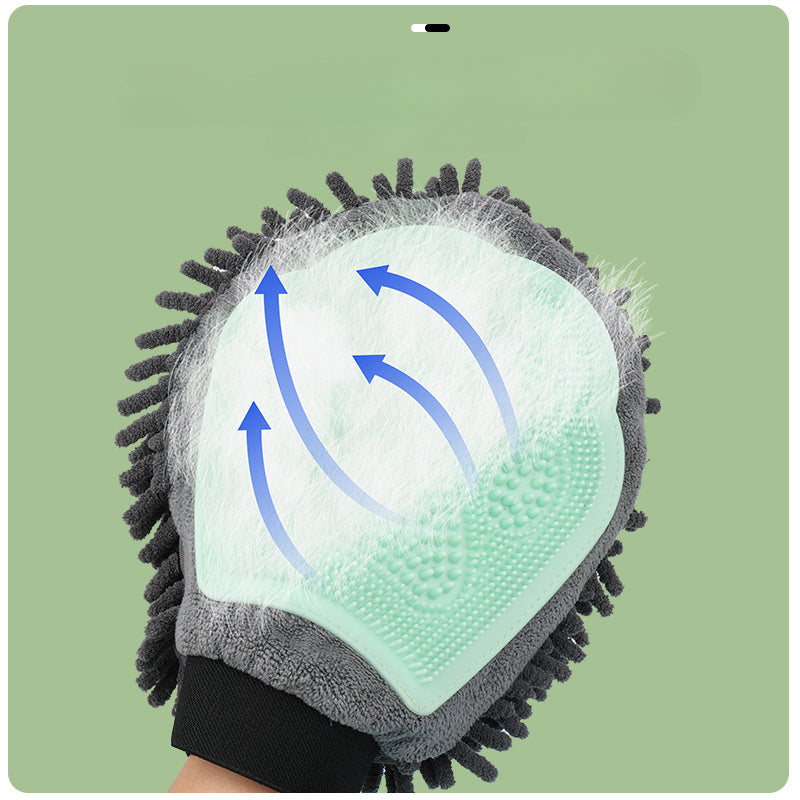 Pet Brush Cleaning Massage Glove