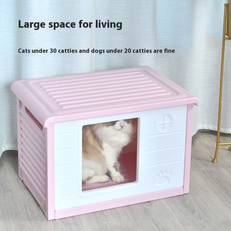 Outdoor Kennel Outdoor Rainproof Pet Bed