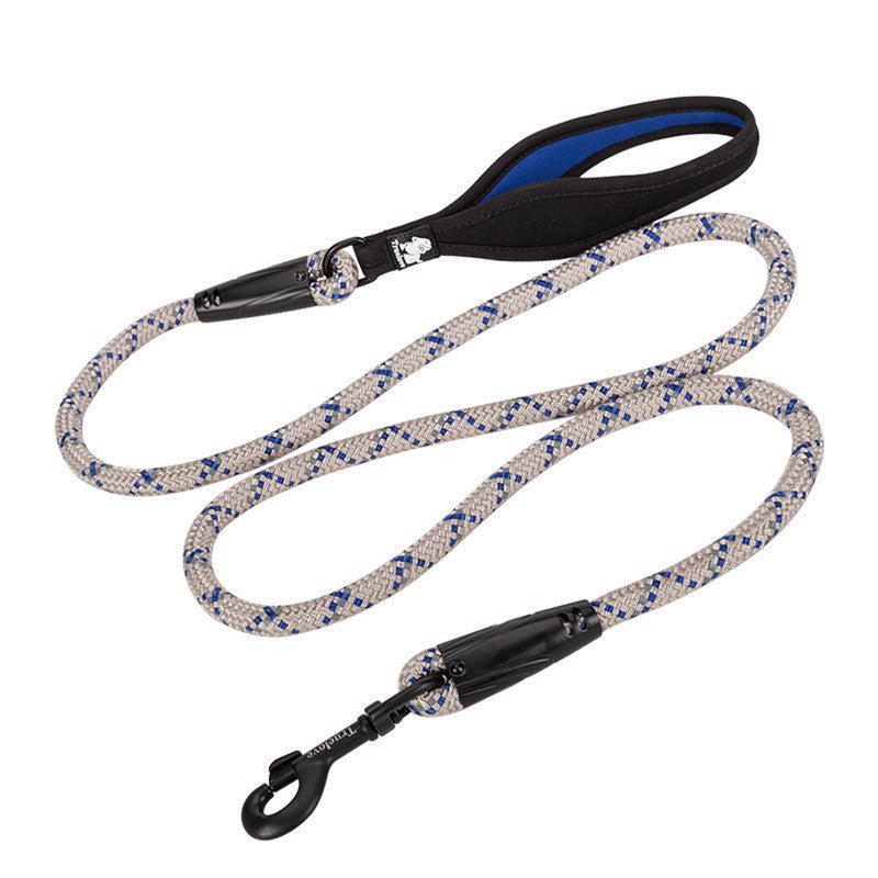 Pet Leash Adjustable Heavy Duty Neoprene Padded Handle Training Dog Walking Leash
