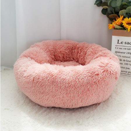 Soft Plush Round Pet Bed