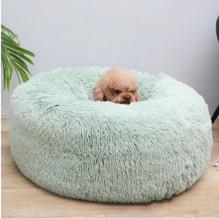 Soft Plush Round Pet Bed