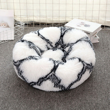 Soft Plush Round Pet Bed