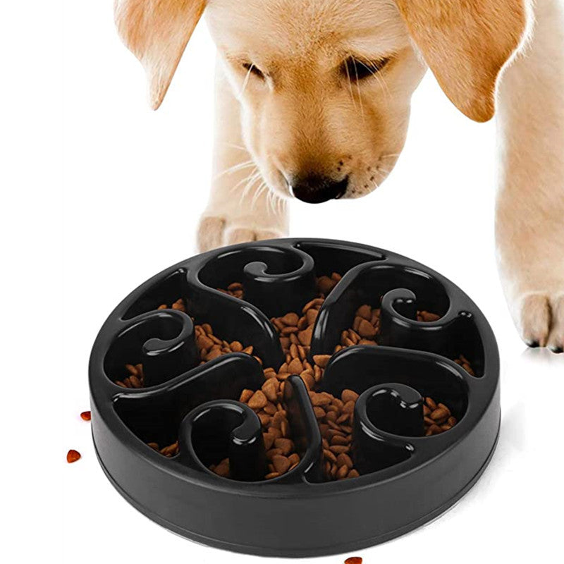 Pet Dog Slow Feeder Bowl Non Slip Anti-Gulping Slower Food Feeding Dishes Eco Dog Bowl For Large Medium Small Dogs Puppy Measured