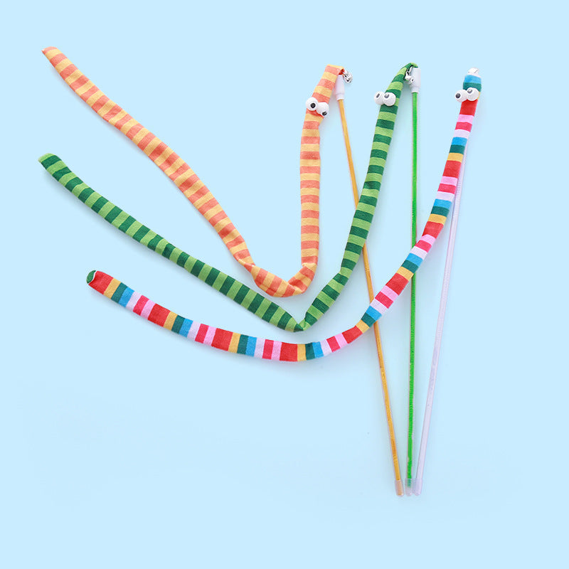 Cat Wands Plush Cat Teaser Toy With Cute Shape And Vivid Color Interactive Cat Toys For Cat And Kitten