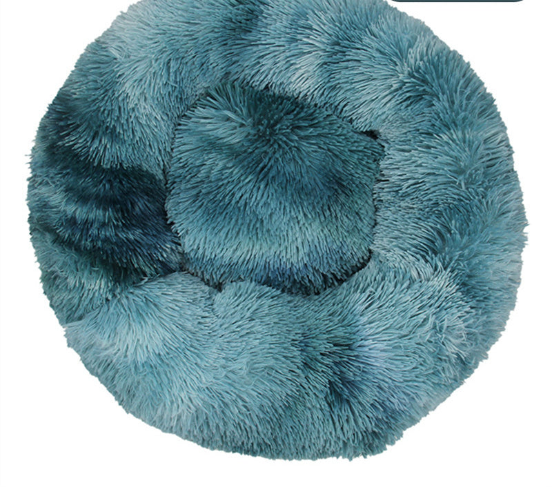 Solid Color Plush Warm Pet Kennel