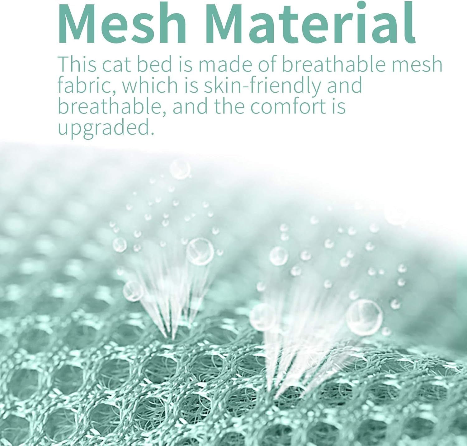 Cooling Dog Bed Soft Summer Ice Pet Pad Cushion For Small Dog Sleeping Round Breathable Mat With Waterproof Cover And Bottom Non-Slip Back Washable