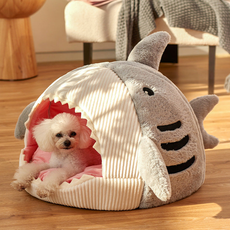 Shark Cat Kennel Dog Kennel Warm