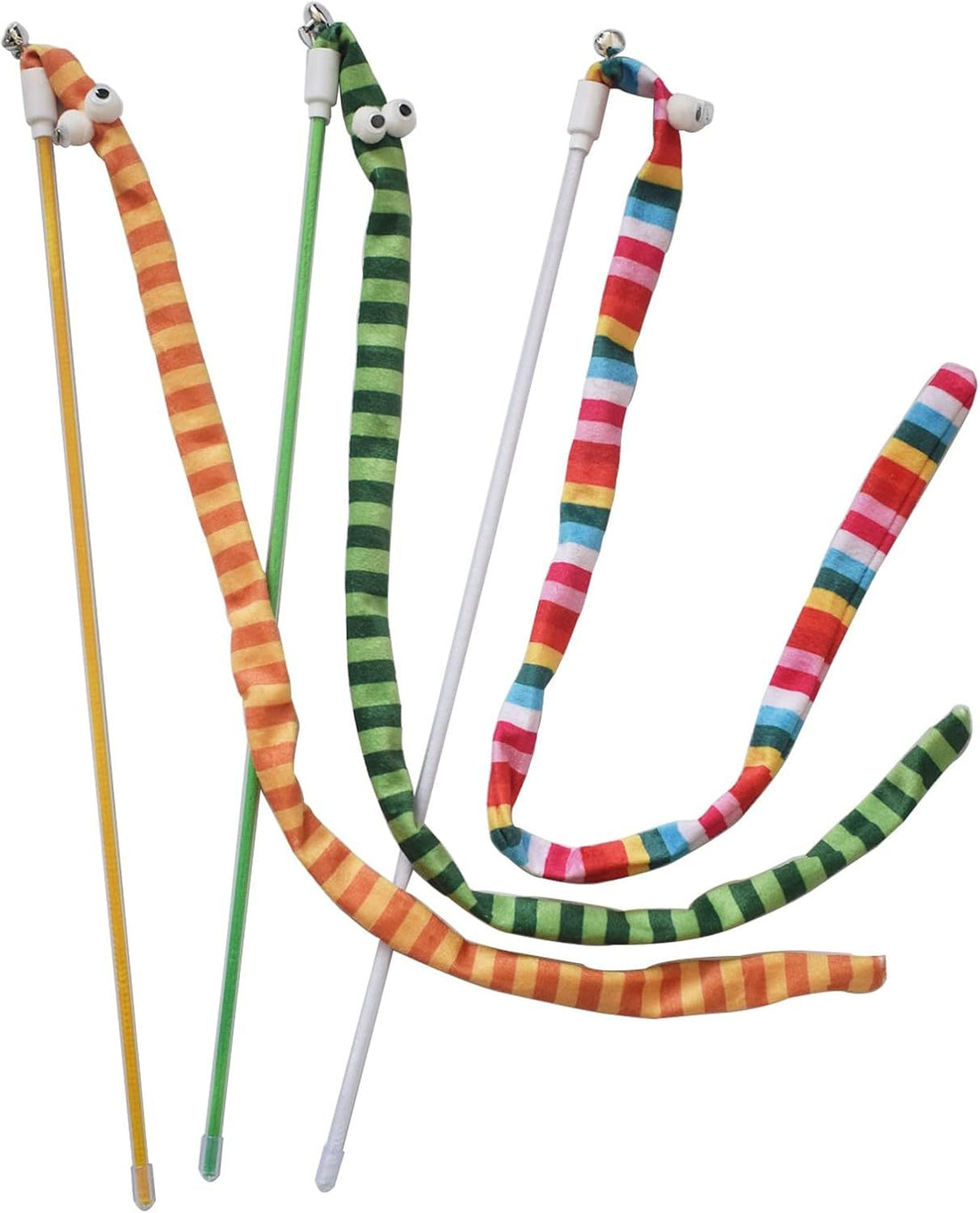 Cat Wands Plush Cat Teaser Toy With Cute Shape And Vivid Color Interactive Cat Toys For Cat And Kitten