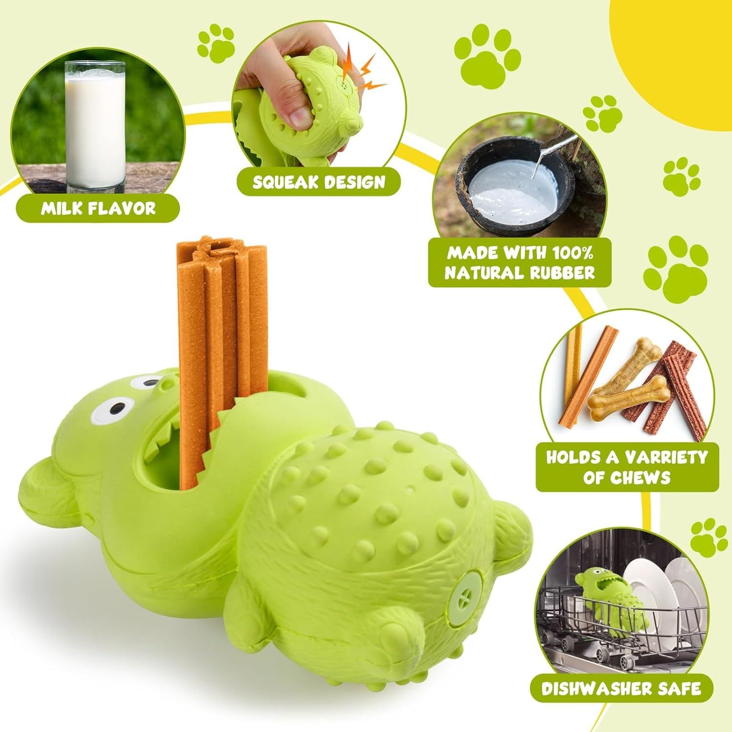 Rubber Squeaky Dog Toys