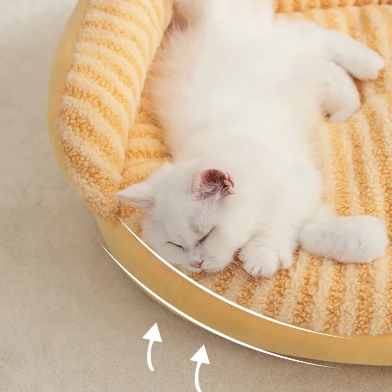 Pet Cat Bed Modern Solid Color