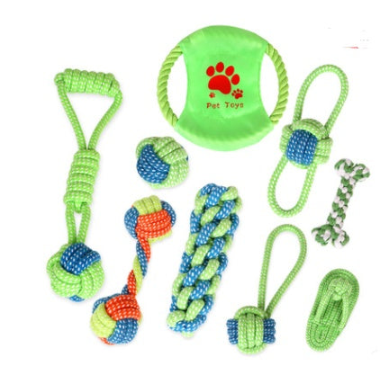 Cotton rope toy dog