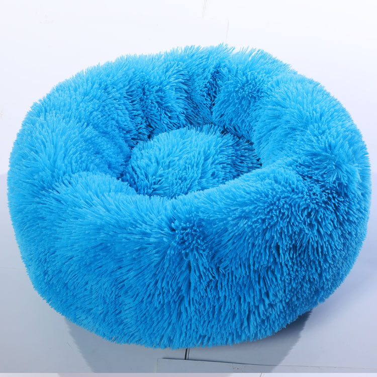 Soft Plush Round Pet Bed