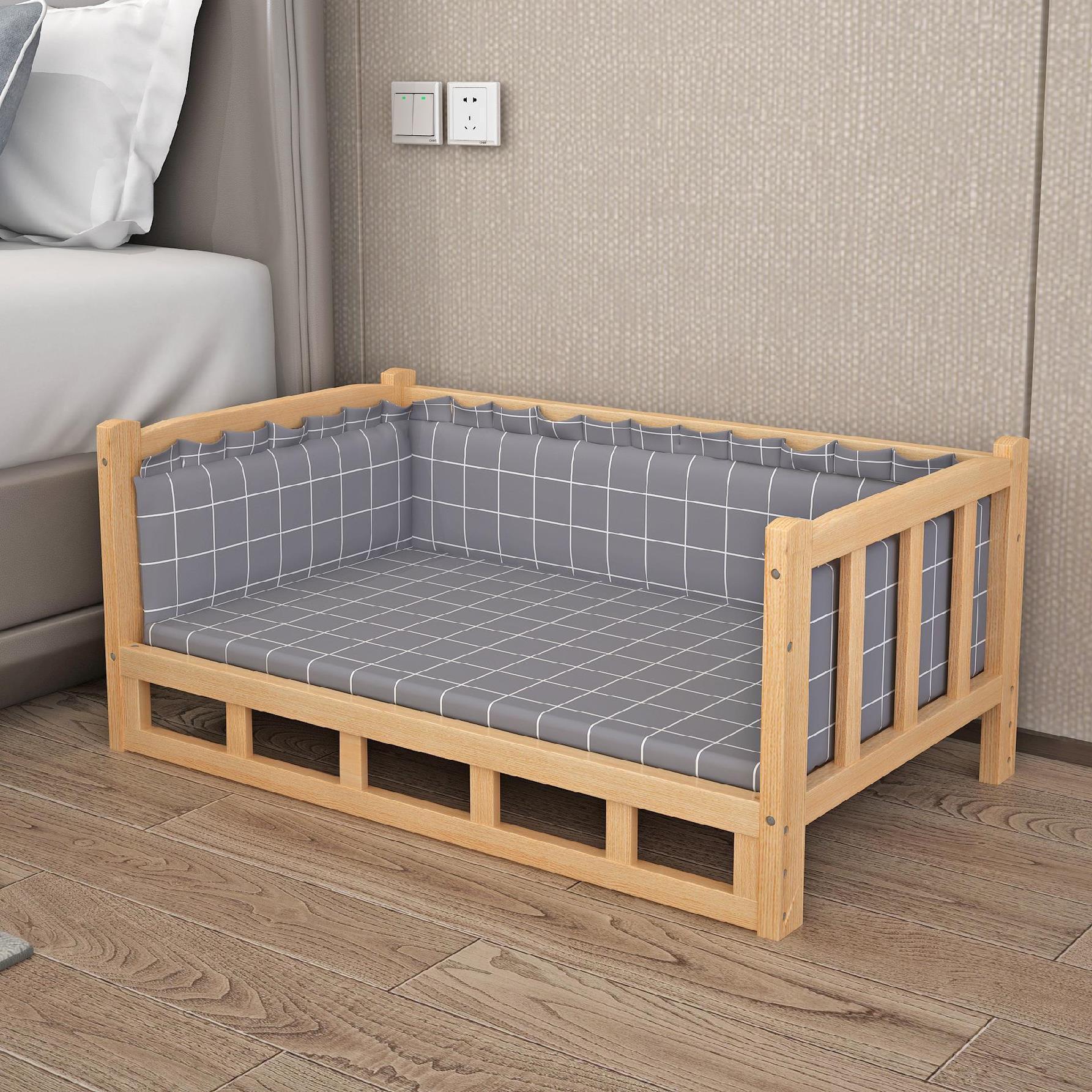 Bed Summer Wooden Wooden Bed Pet