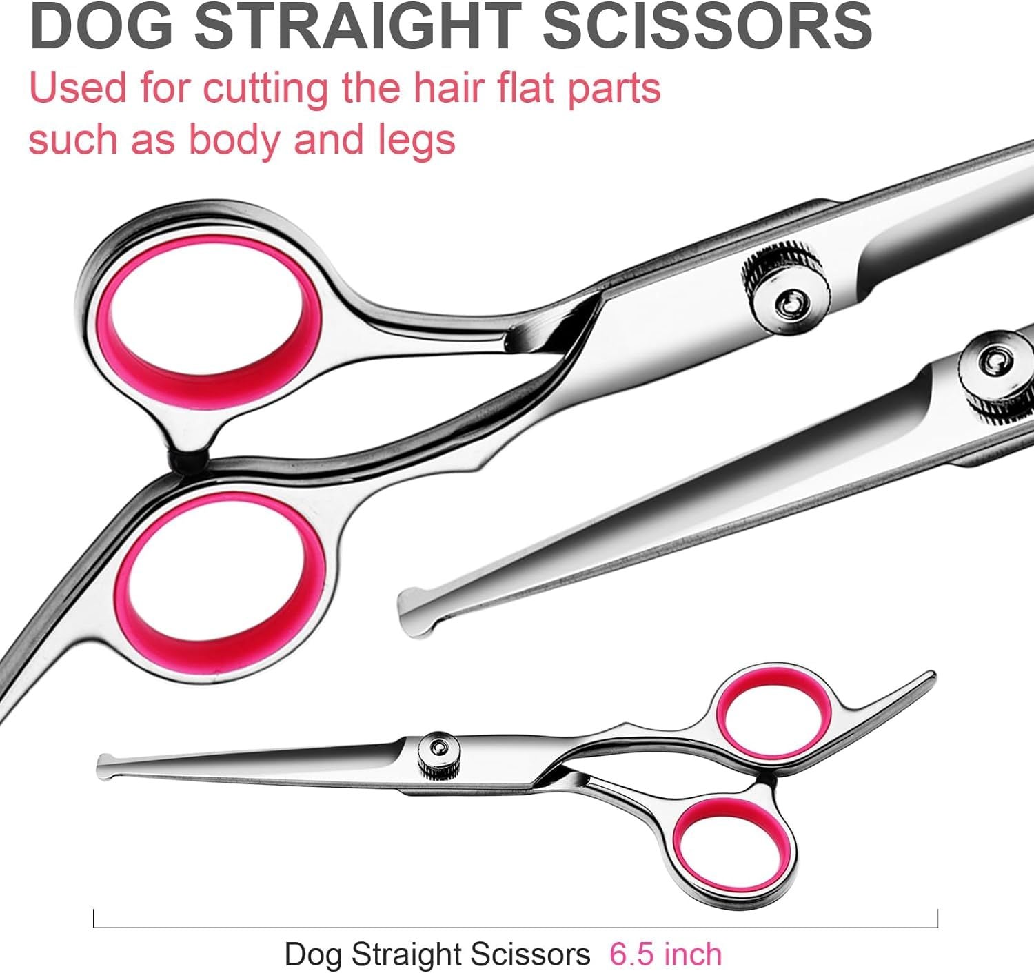 Dog Grooming Scissors With Safety Round Tips
