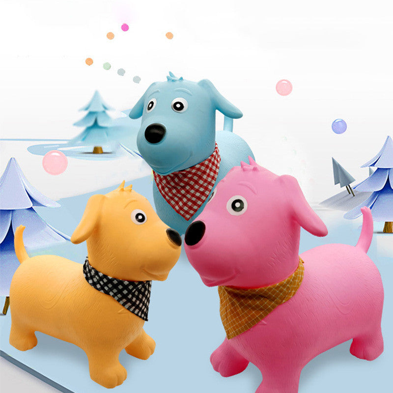 Children's Inflatable Jumping Dog Modeling Ride On Toys