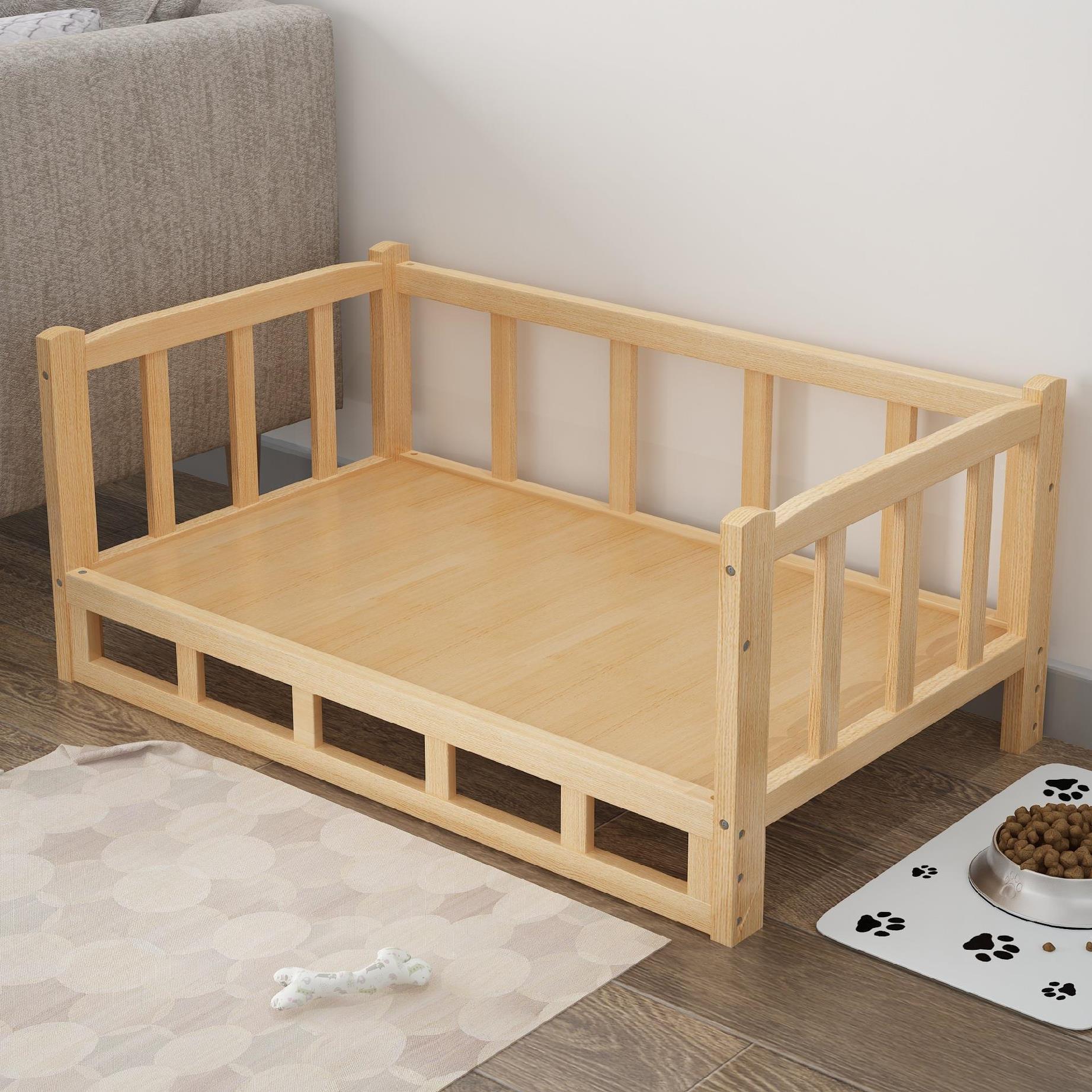 Bed Summer Wooden Wooden Bed Pet