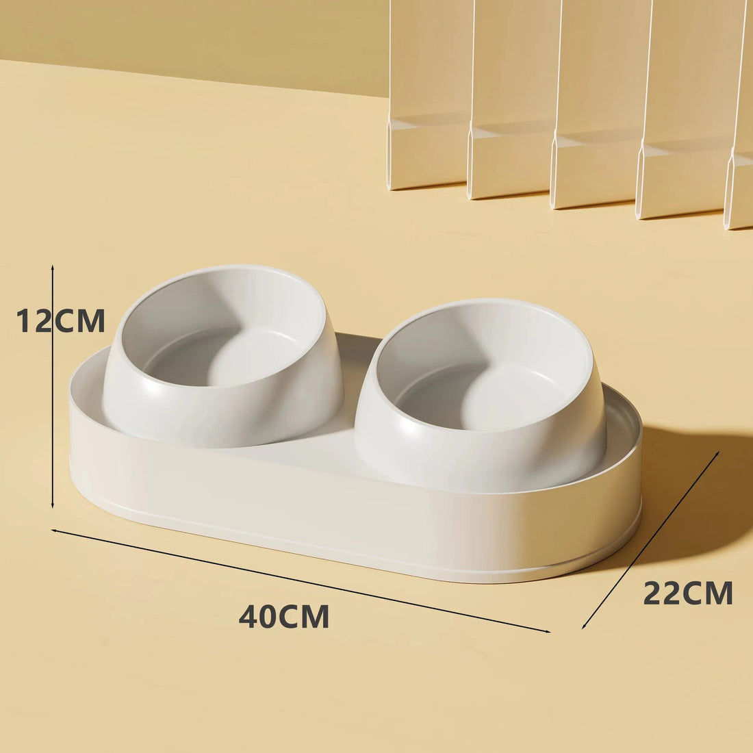 Pet Double Bowl Tilt Protect Neck