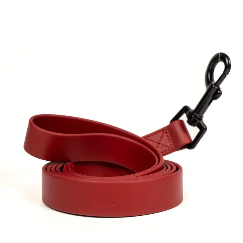 Simple Solid Color Plain Weave Pet Leash