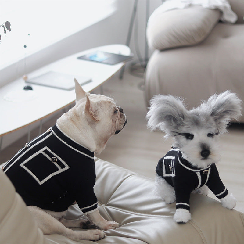 Dog Clothes Warm Small Country Style Sweater