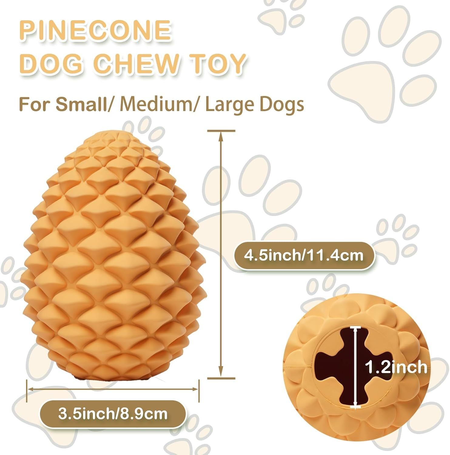 Pine Cone Tough Dog Toys
