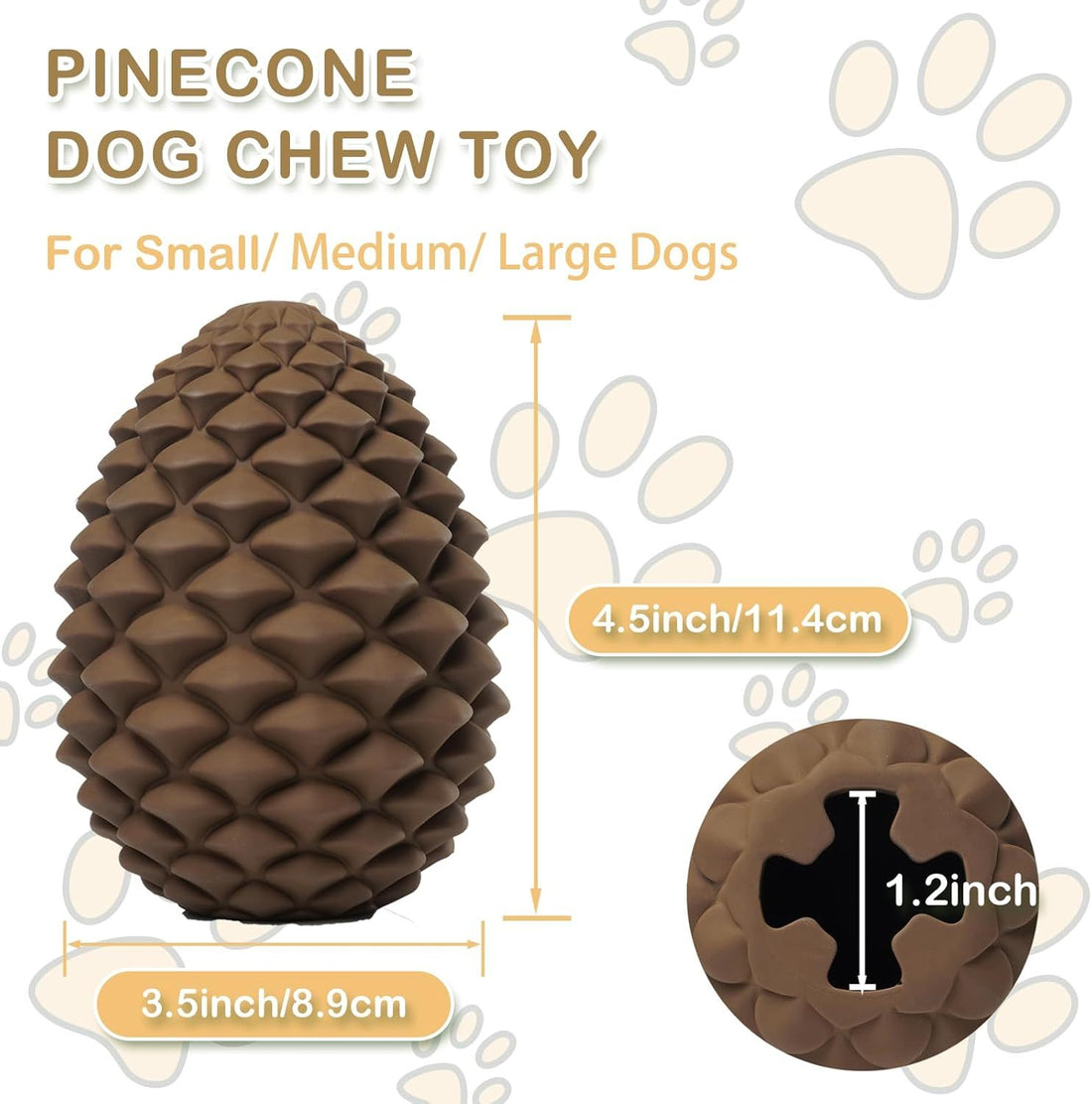 Pine Cone Tough Dog Toys